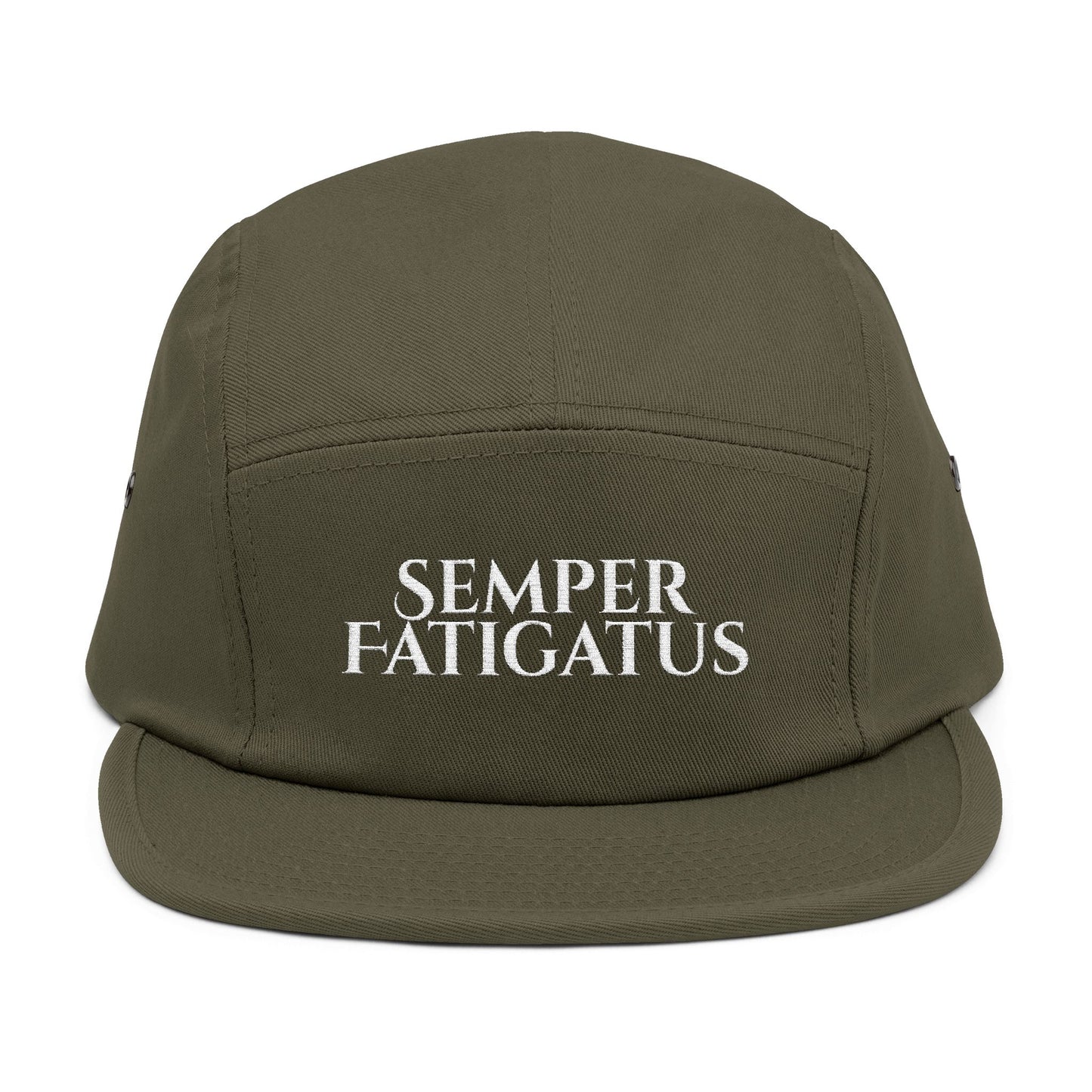 Semper Fatigatus Embroidered 5-Panel Cap