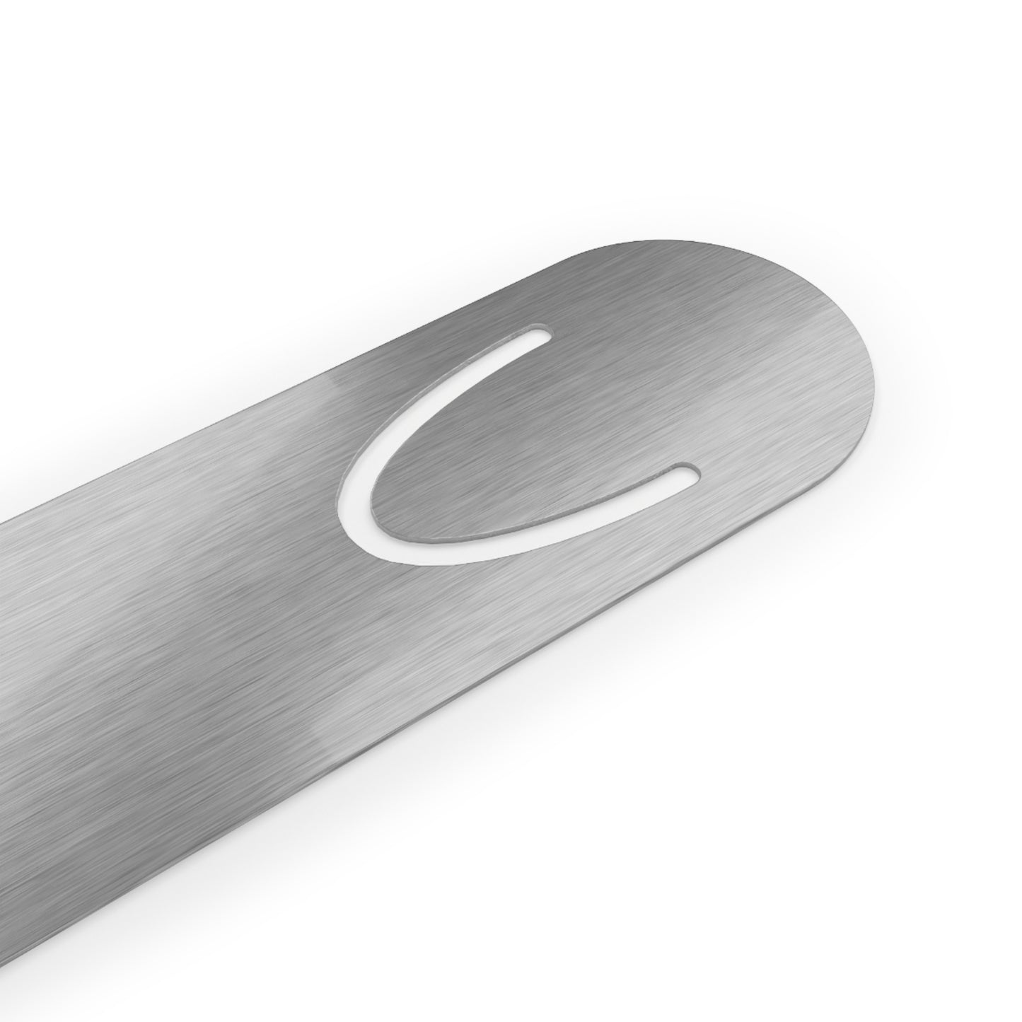Dead Tired Moon Bookmark — Gothic Metal Bookmark for Night Owl Readers