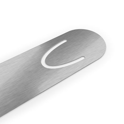 Dead Tired Moon Bookmark — Gothic Metal Bookmark for Night Owl Readers